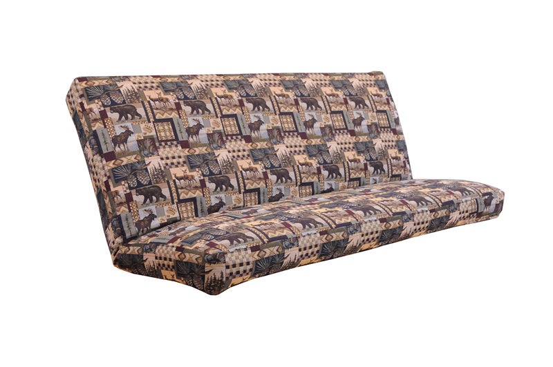 FutonX Futon Cover Only UpNorth Premium Fabric Collection Fits 6-8 inch Futon Mattress Full Size (Wildlife Resort) - Image 2